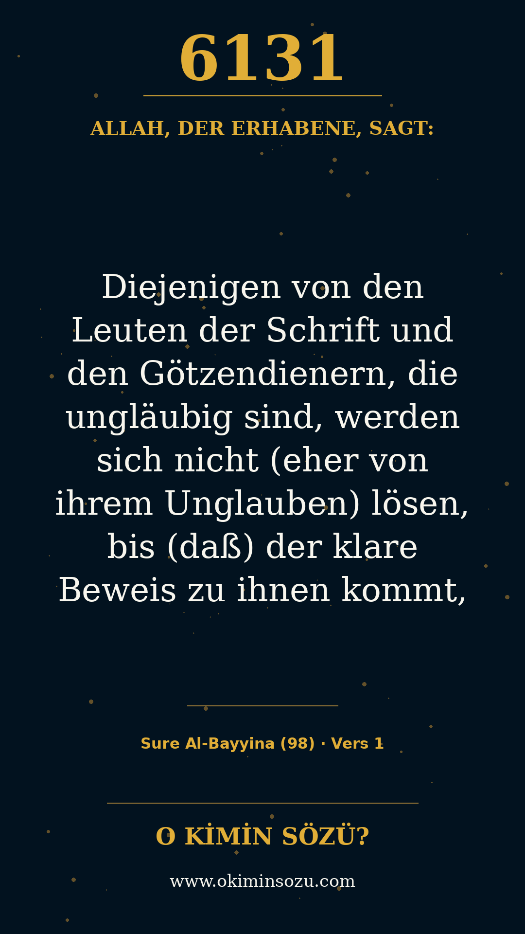 quran 6131 s098 a001