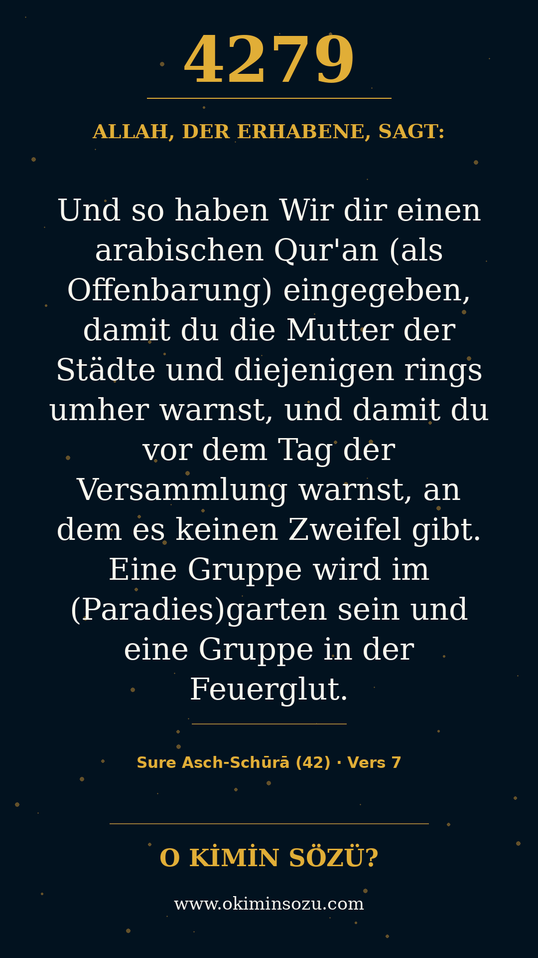quran 4279 s042 a007