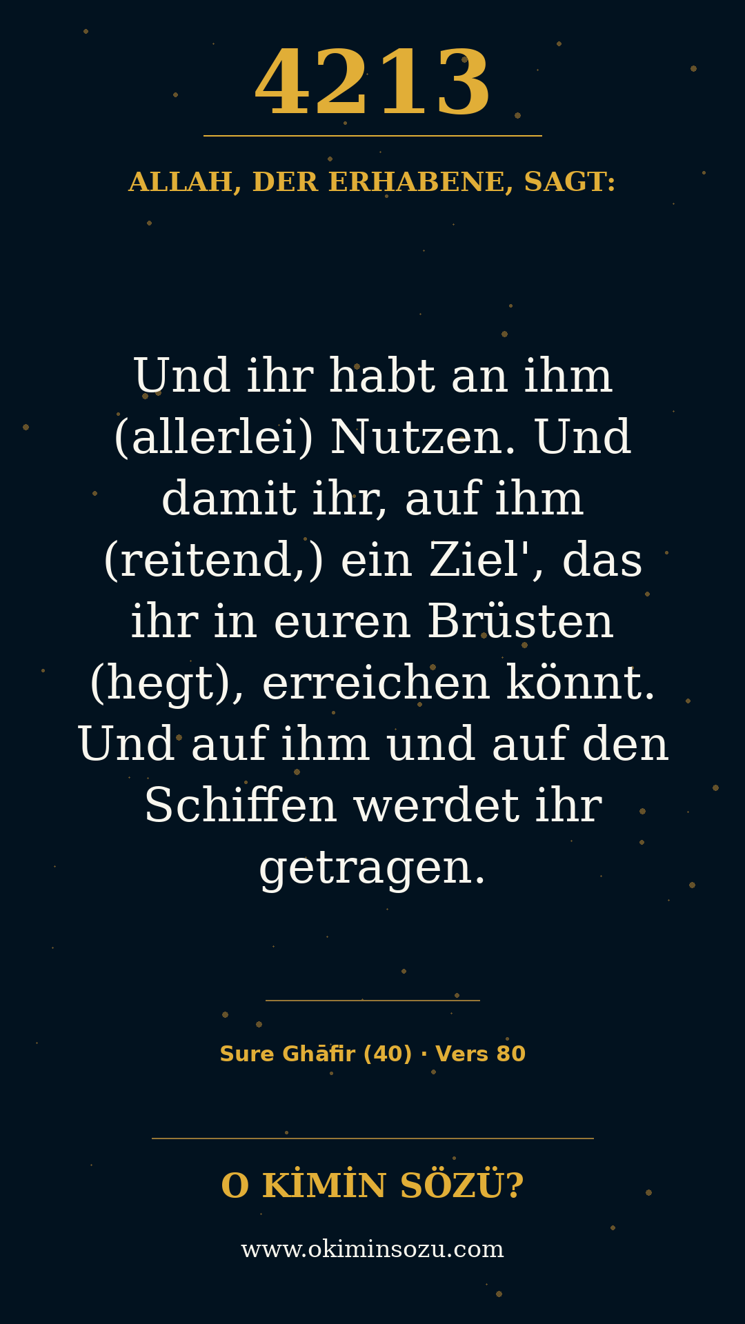 quran 4213 s040 a080