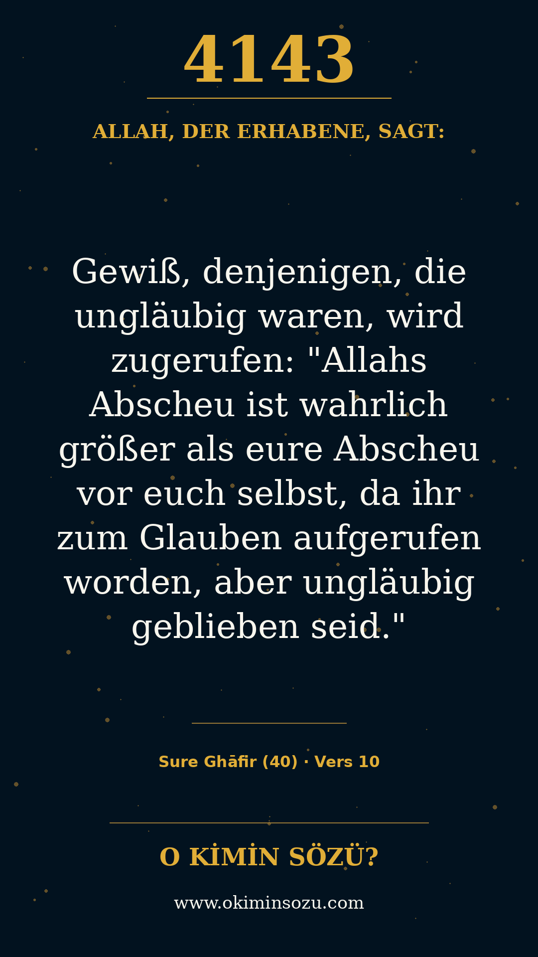 quran 4143 s040 a010