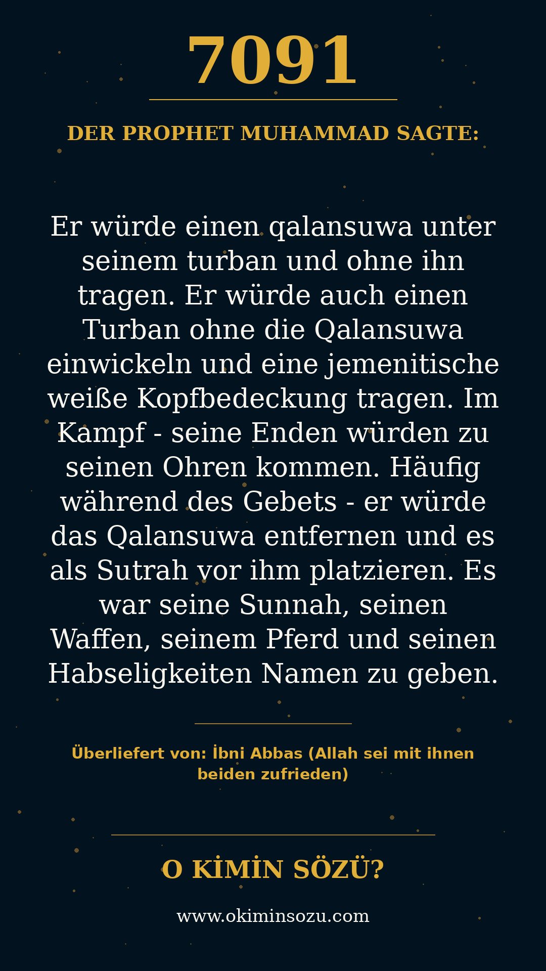 hadith 7091