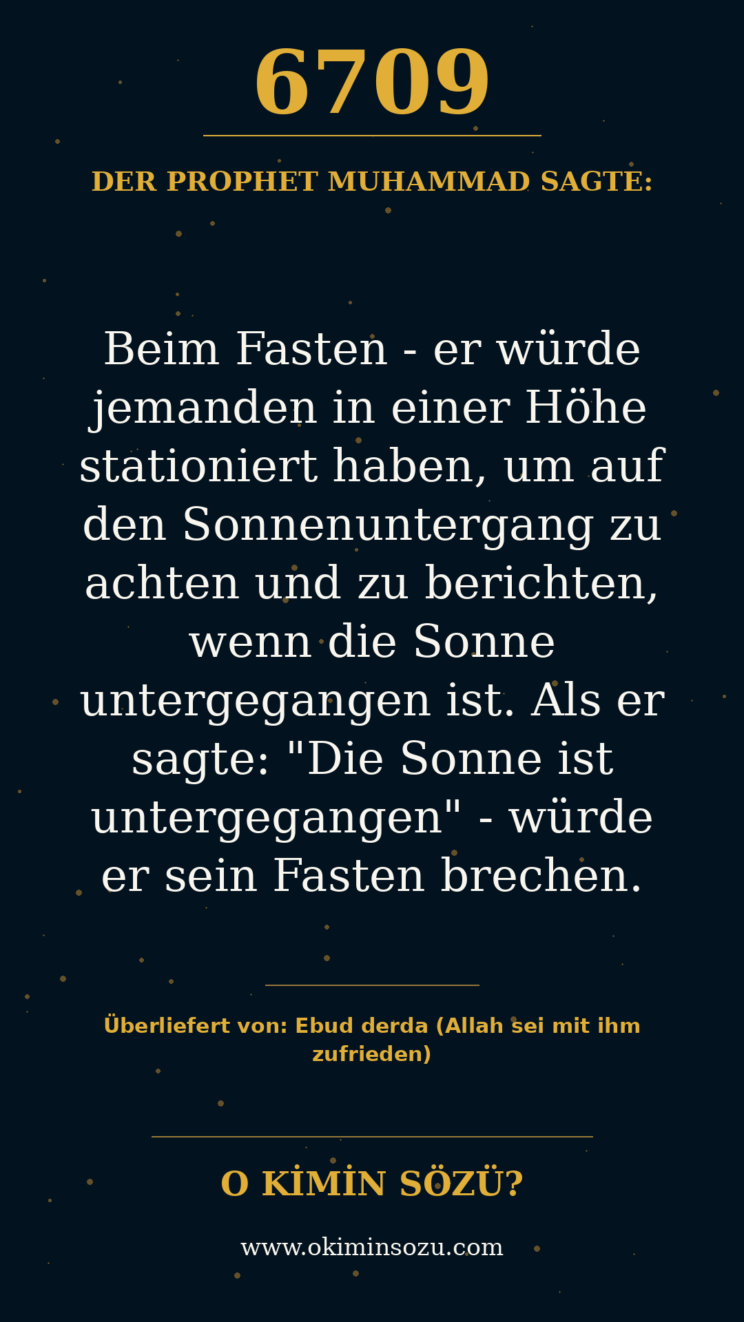 hadith 6709