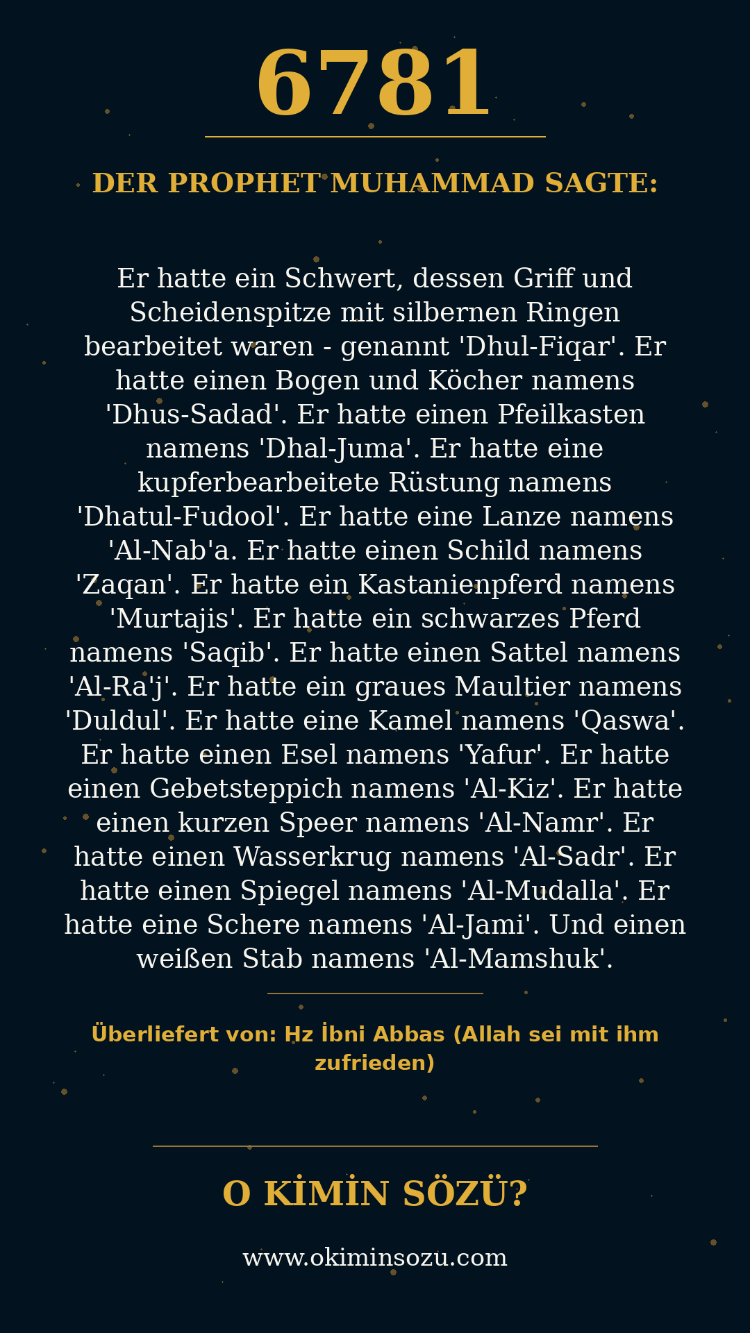 hadith 6781