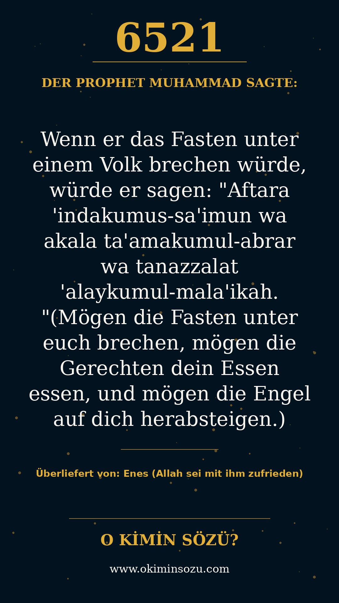 hadith 6521