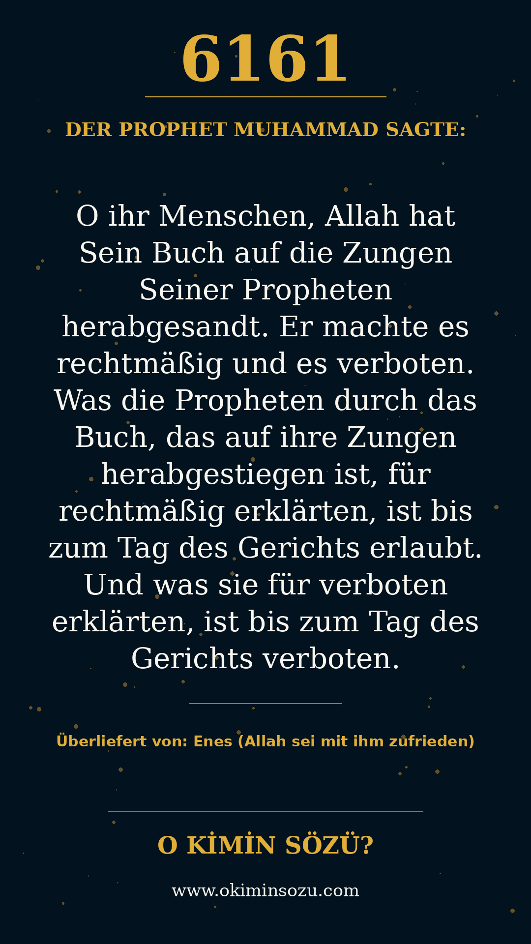 hadith 6161