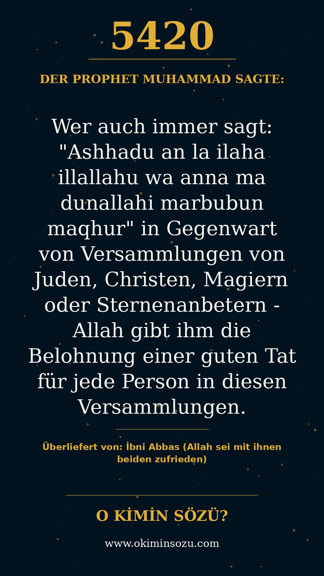 hadith 5420