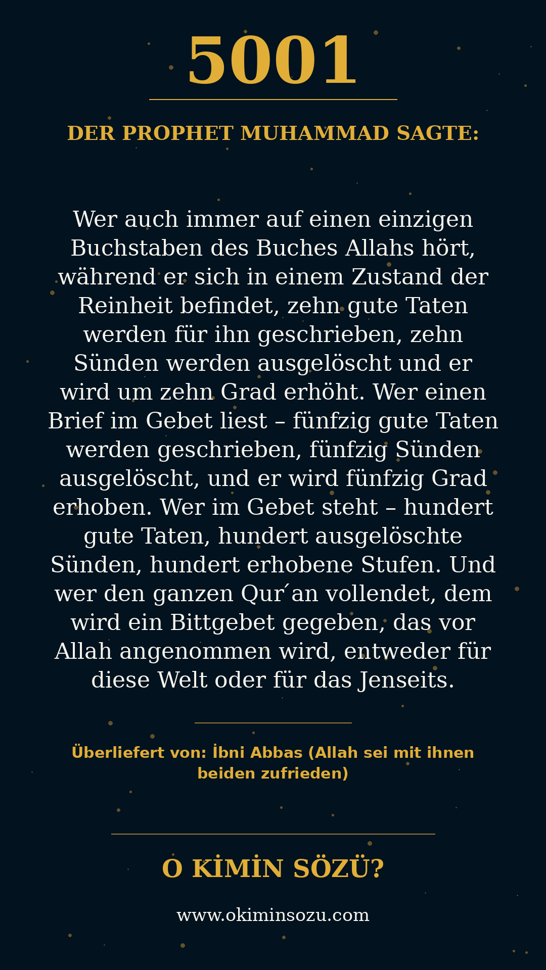 hadith 5001