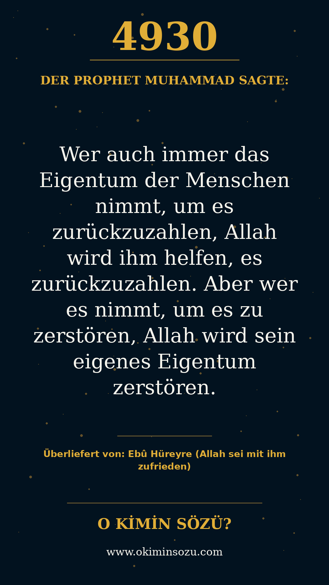 hadith 4930