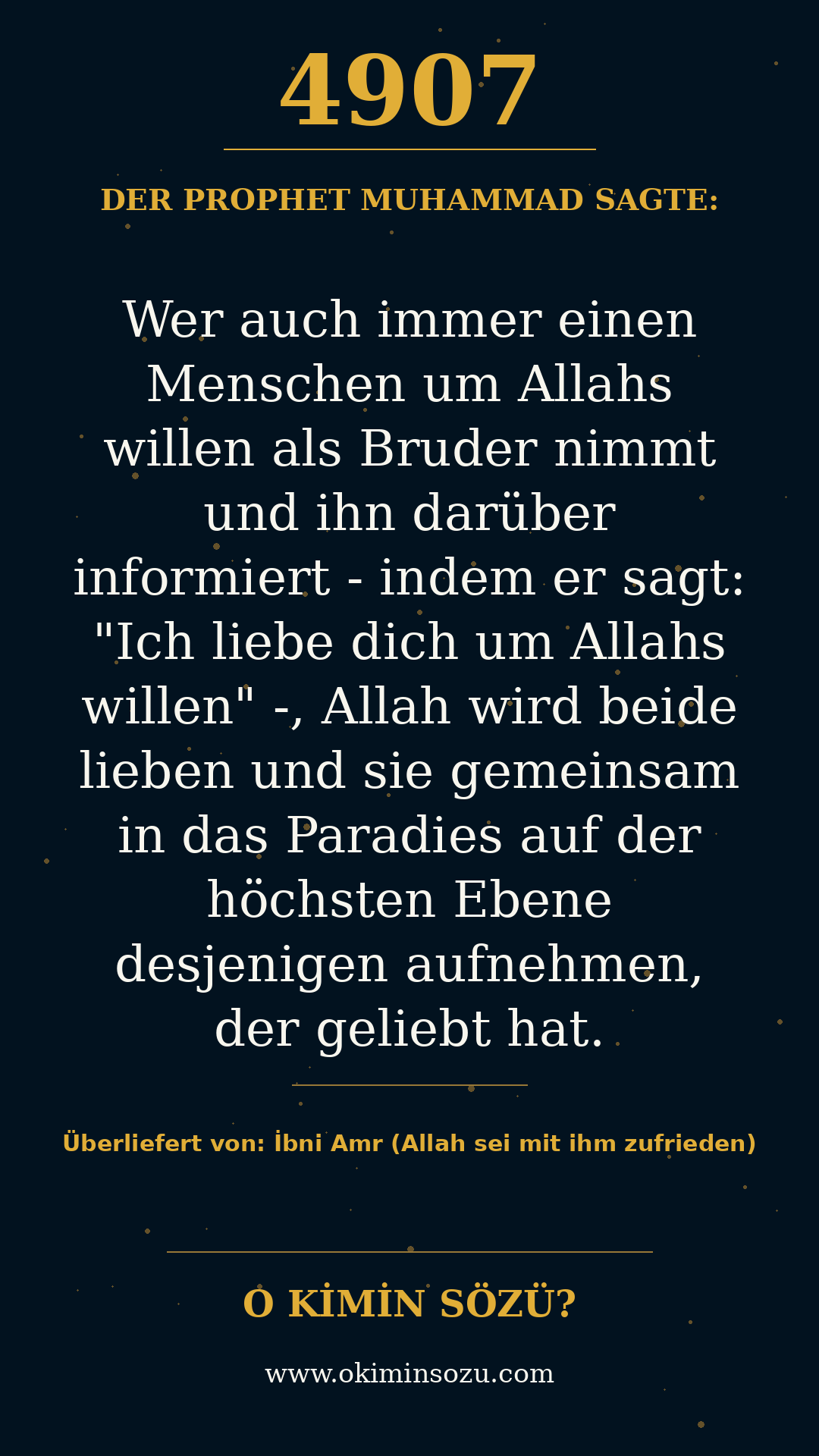 hadith 4907
