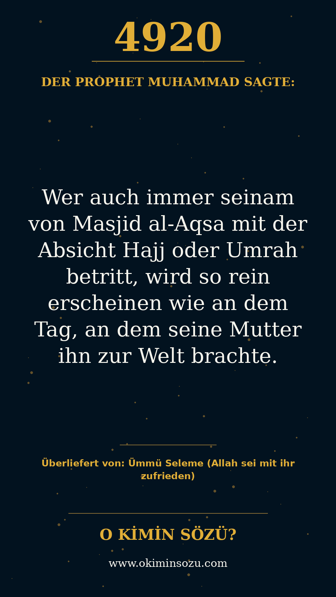 hadith 4920