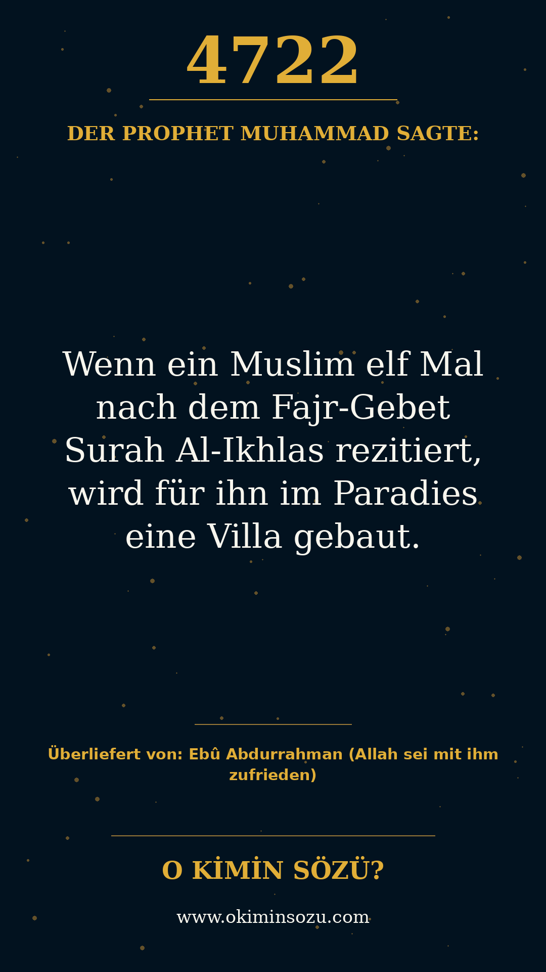 hadith 4722