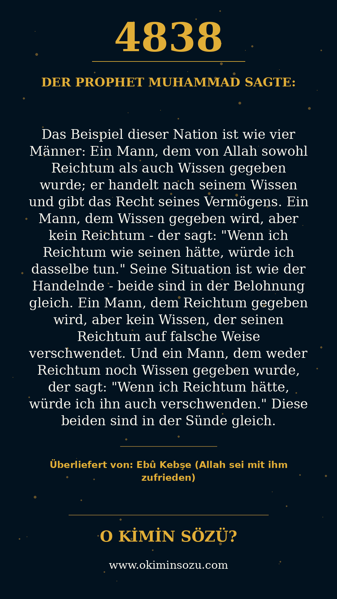 hadith 4838