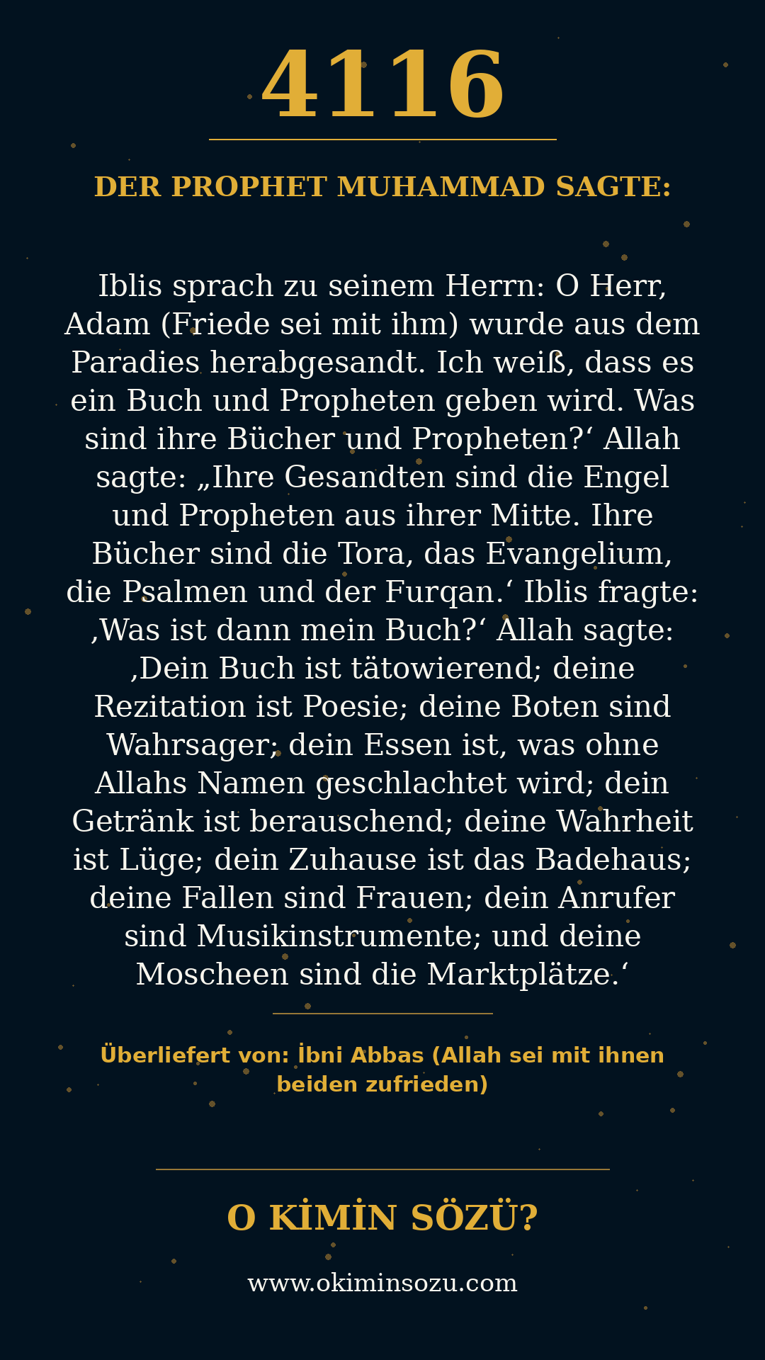 hadith 4116