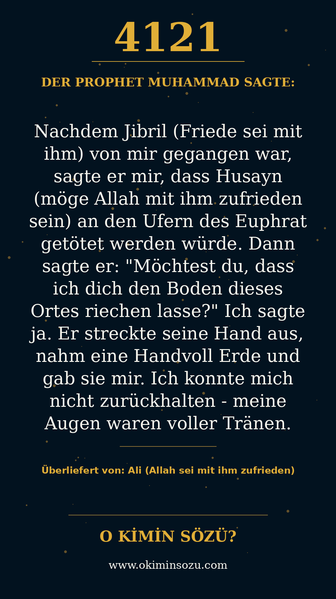 hadith 4121