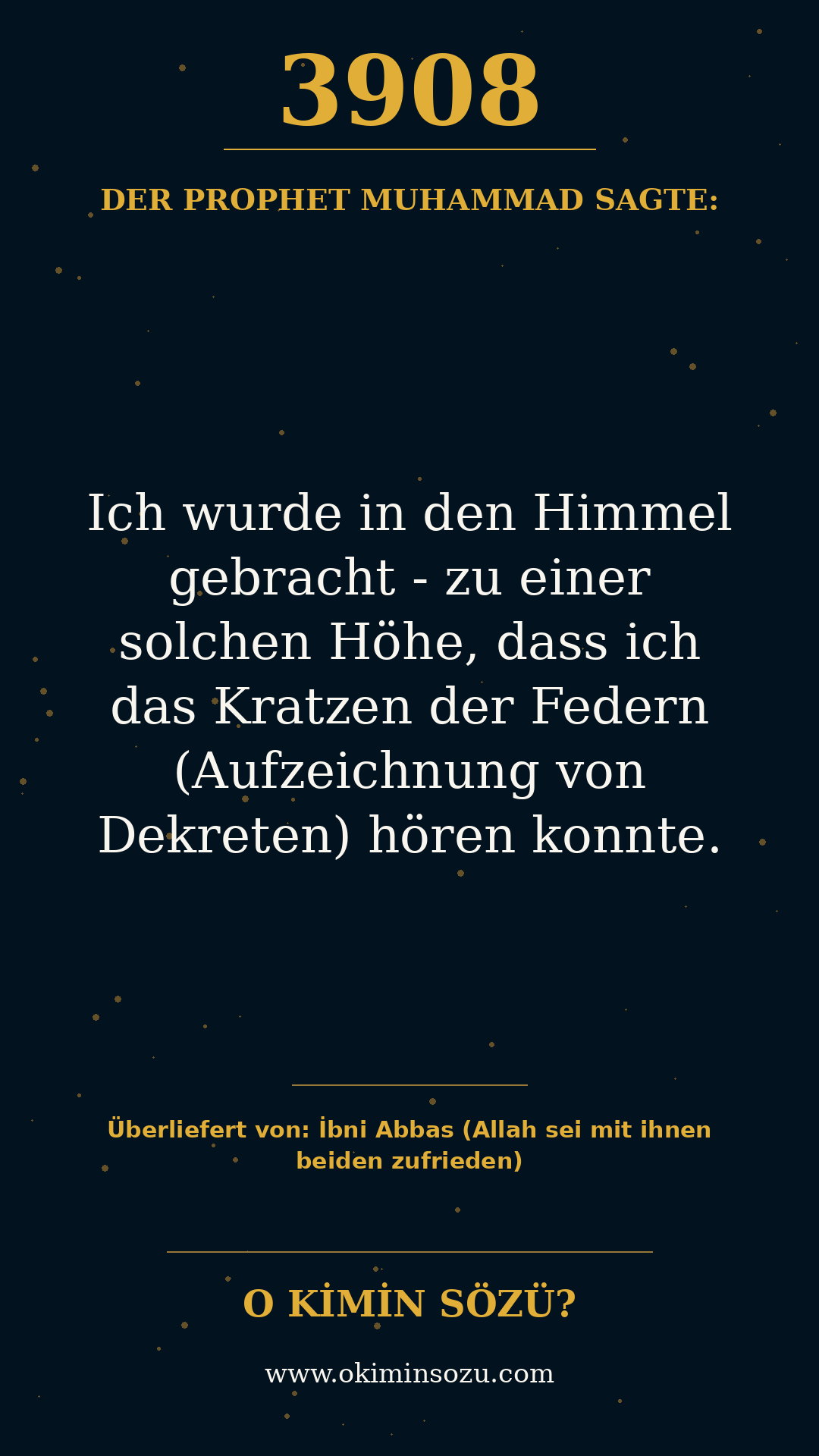 hadith 3908