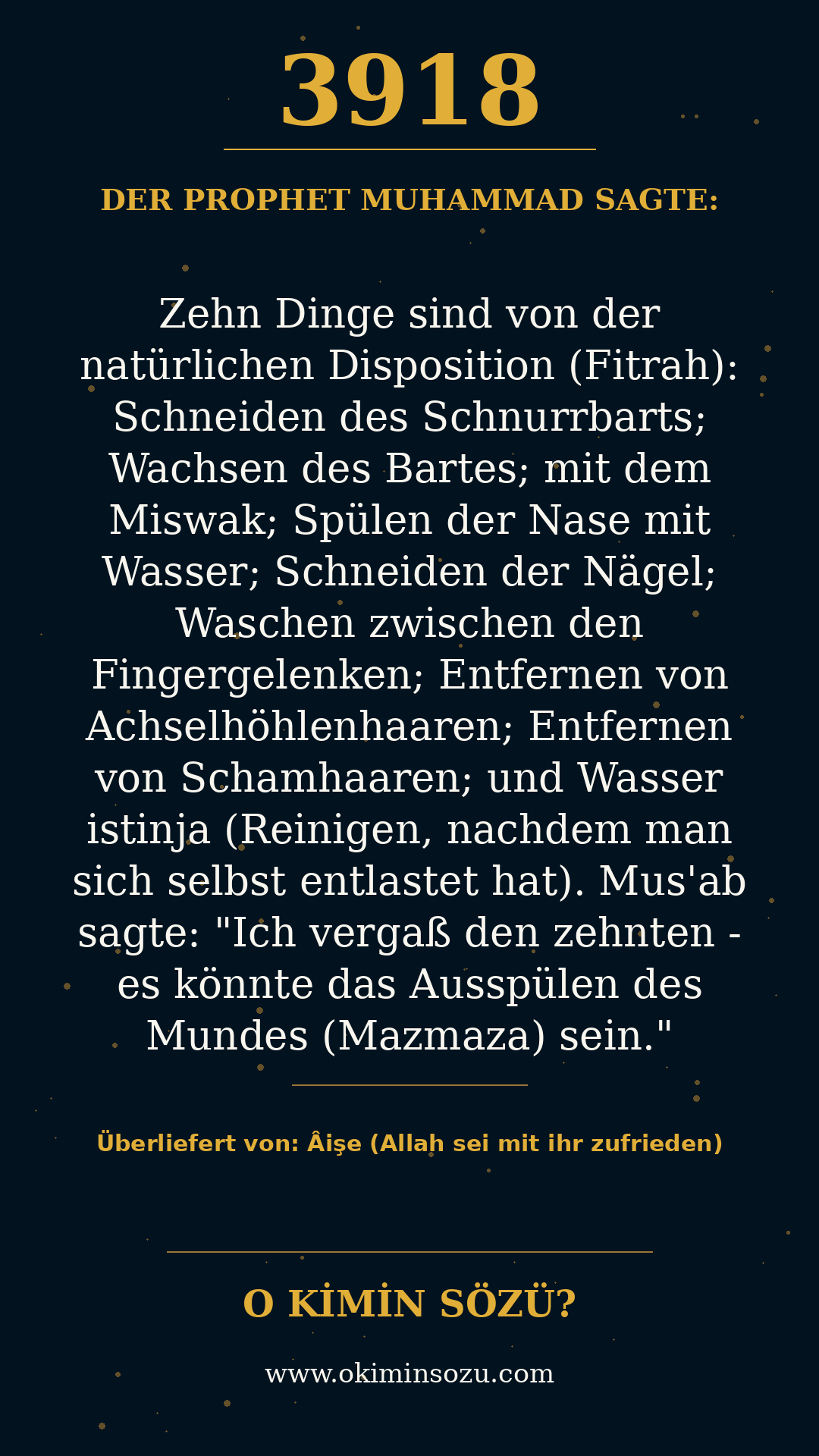 hadith 3918