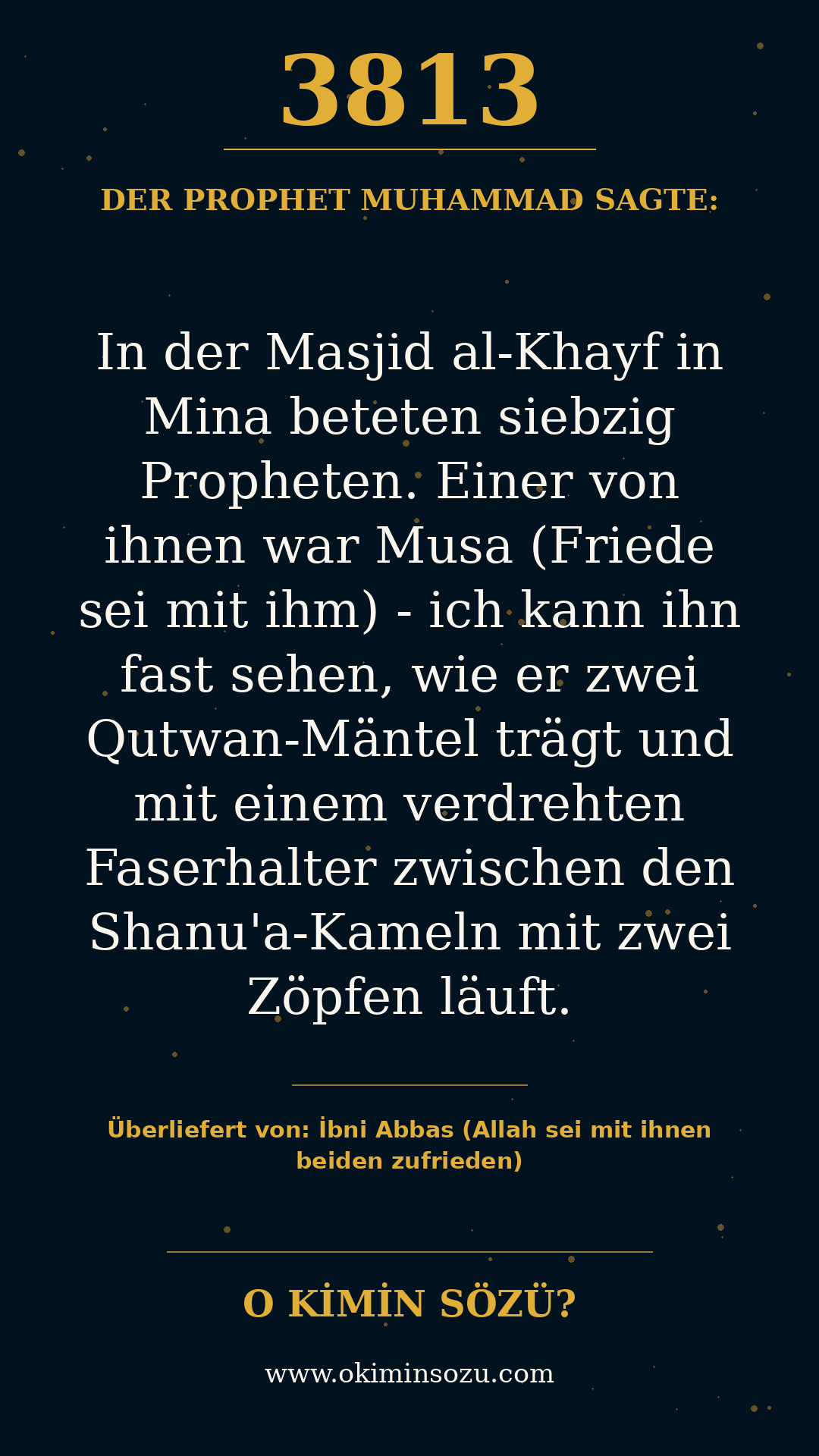 hadith 3813