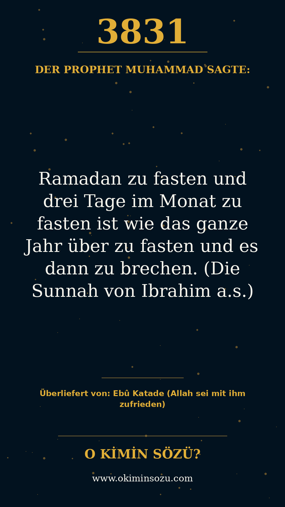hadith 3831