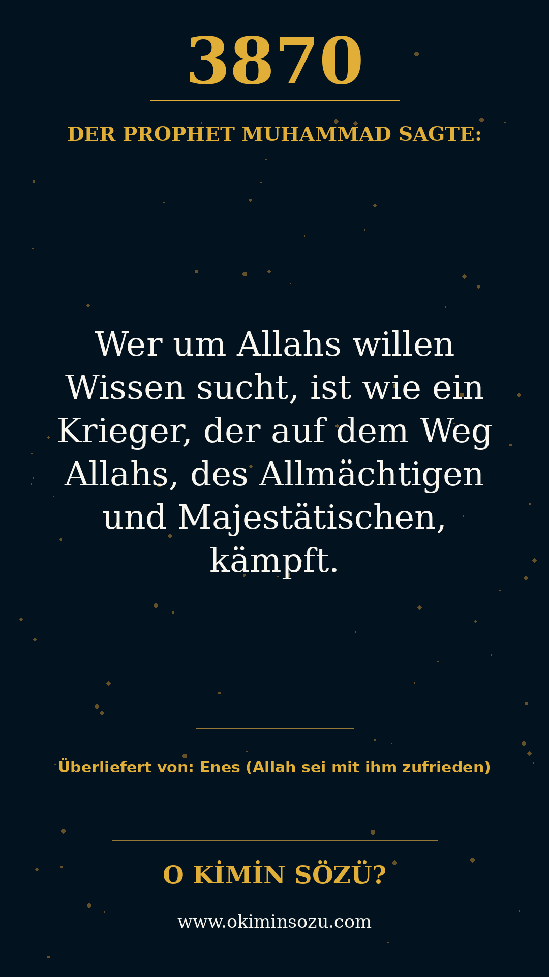 hadith 3870
