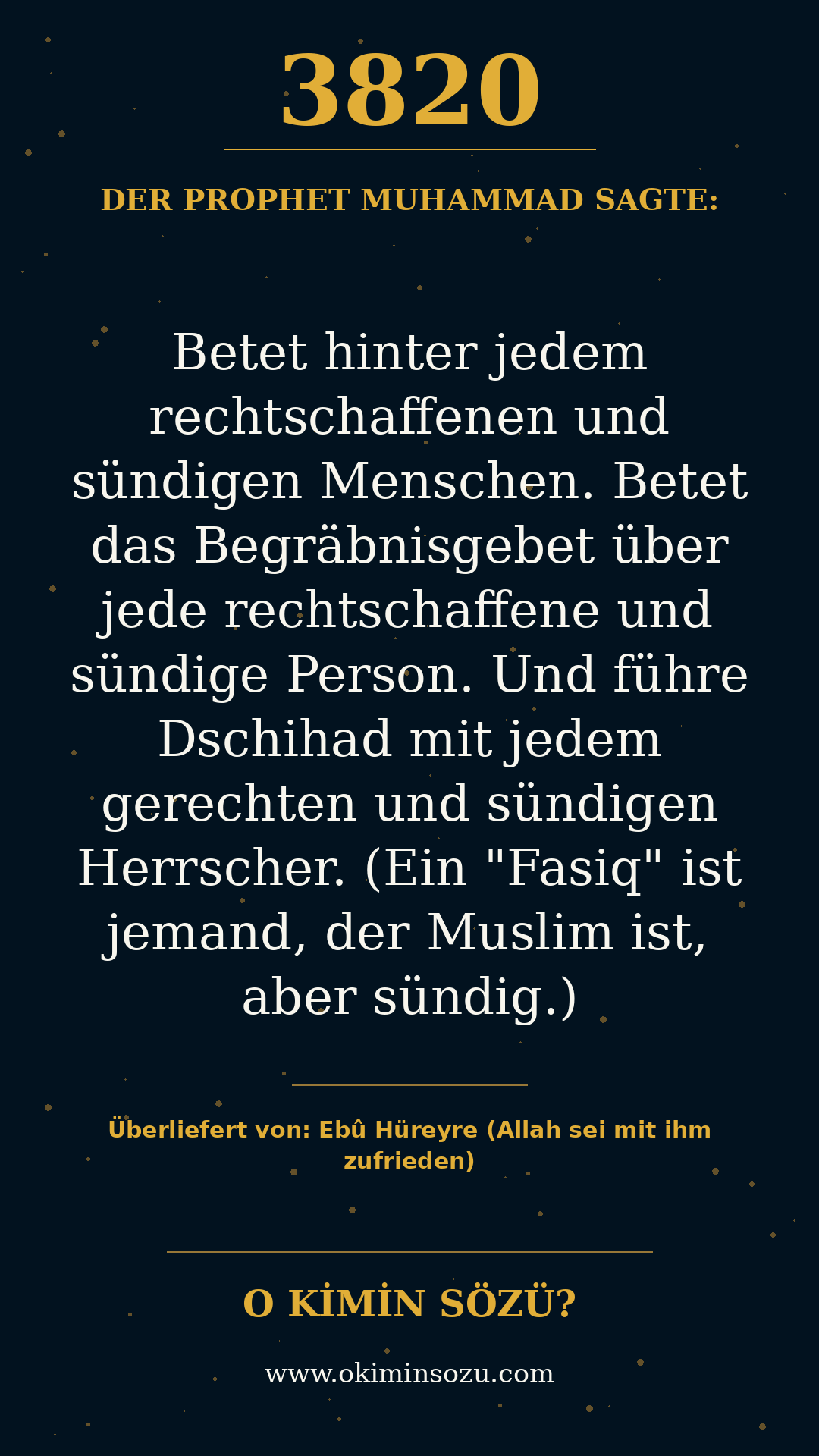 hadith 3820