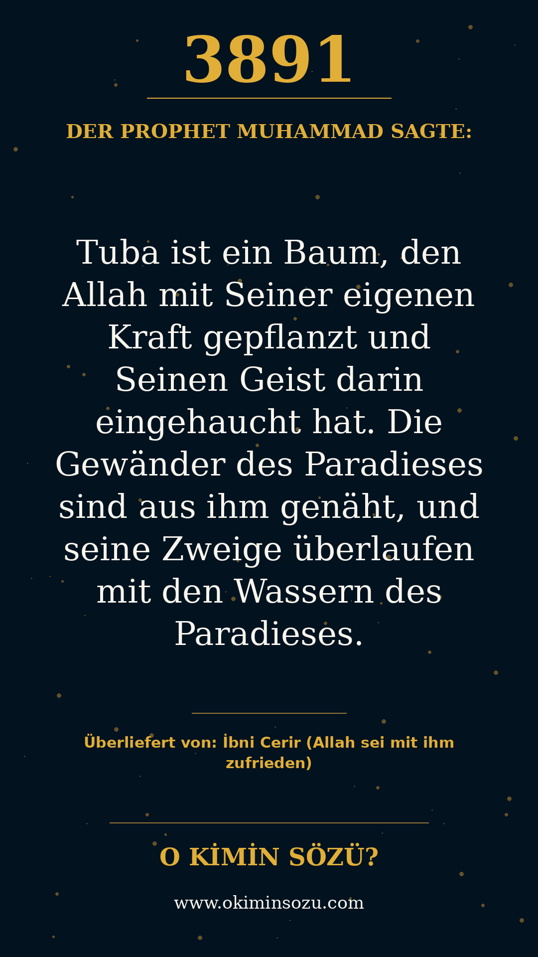 hadith 3891