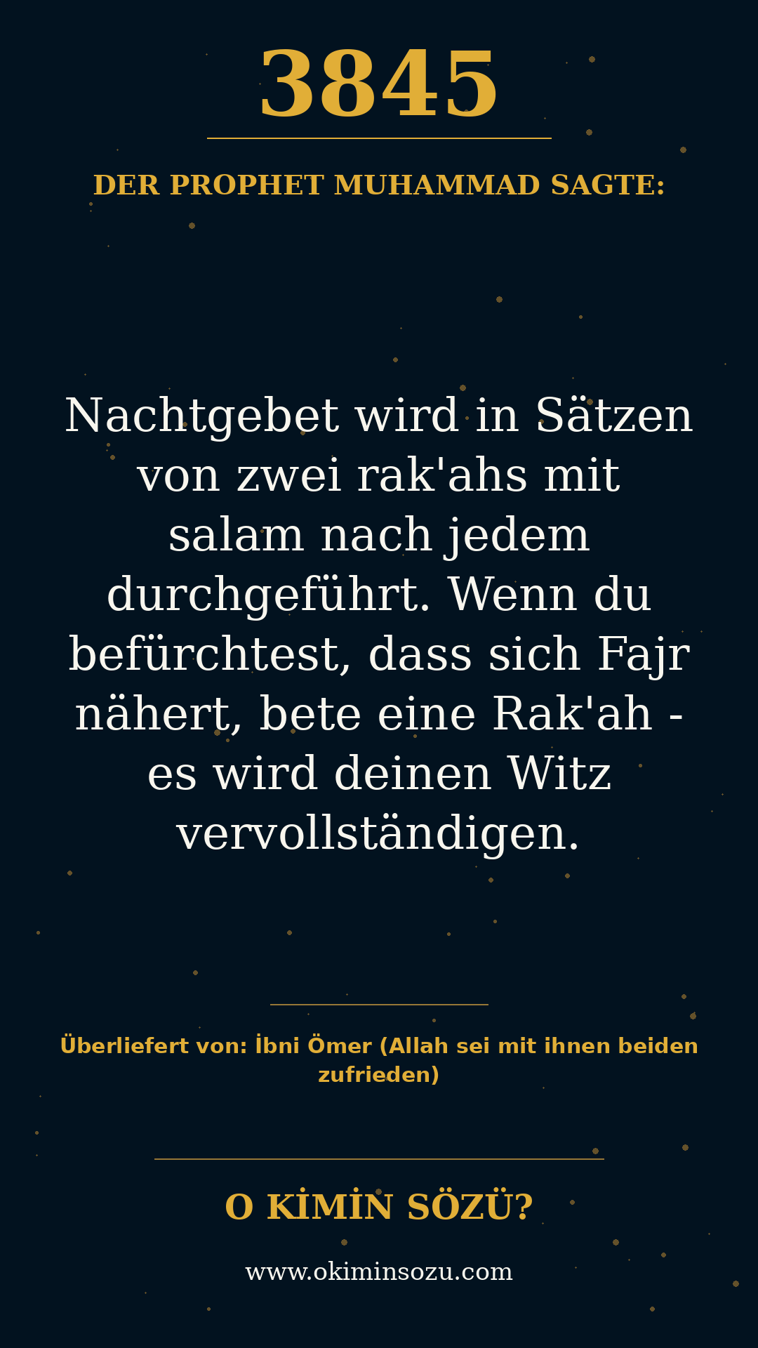 hadith 3845