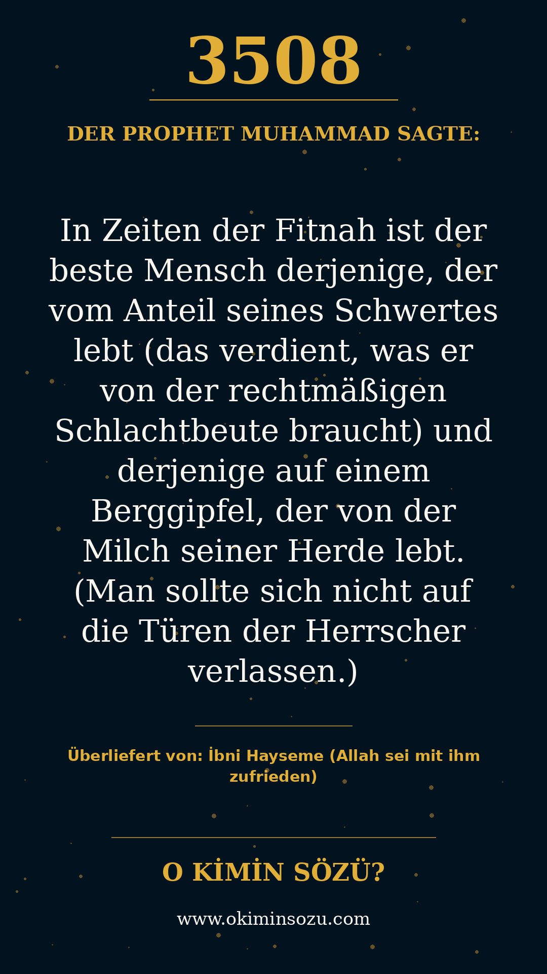 hadith 3508