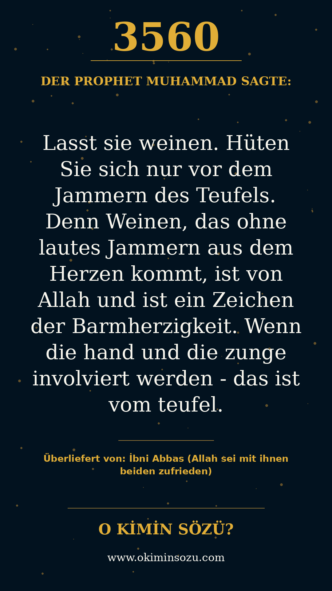 hadith 3560