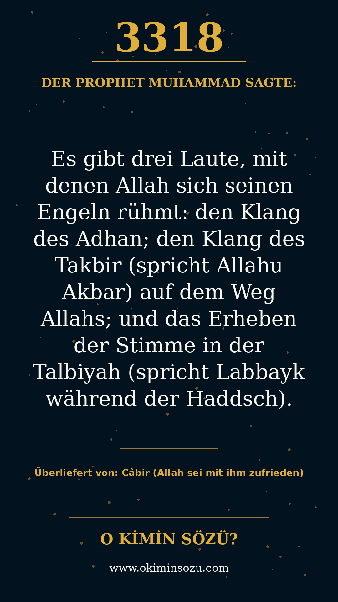 hadith 3318