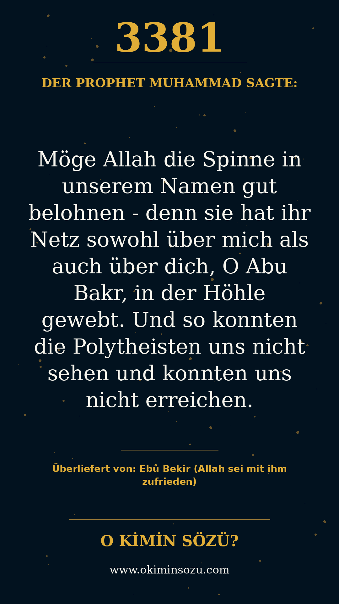 hadith 3381
