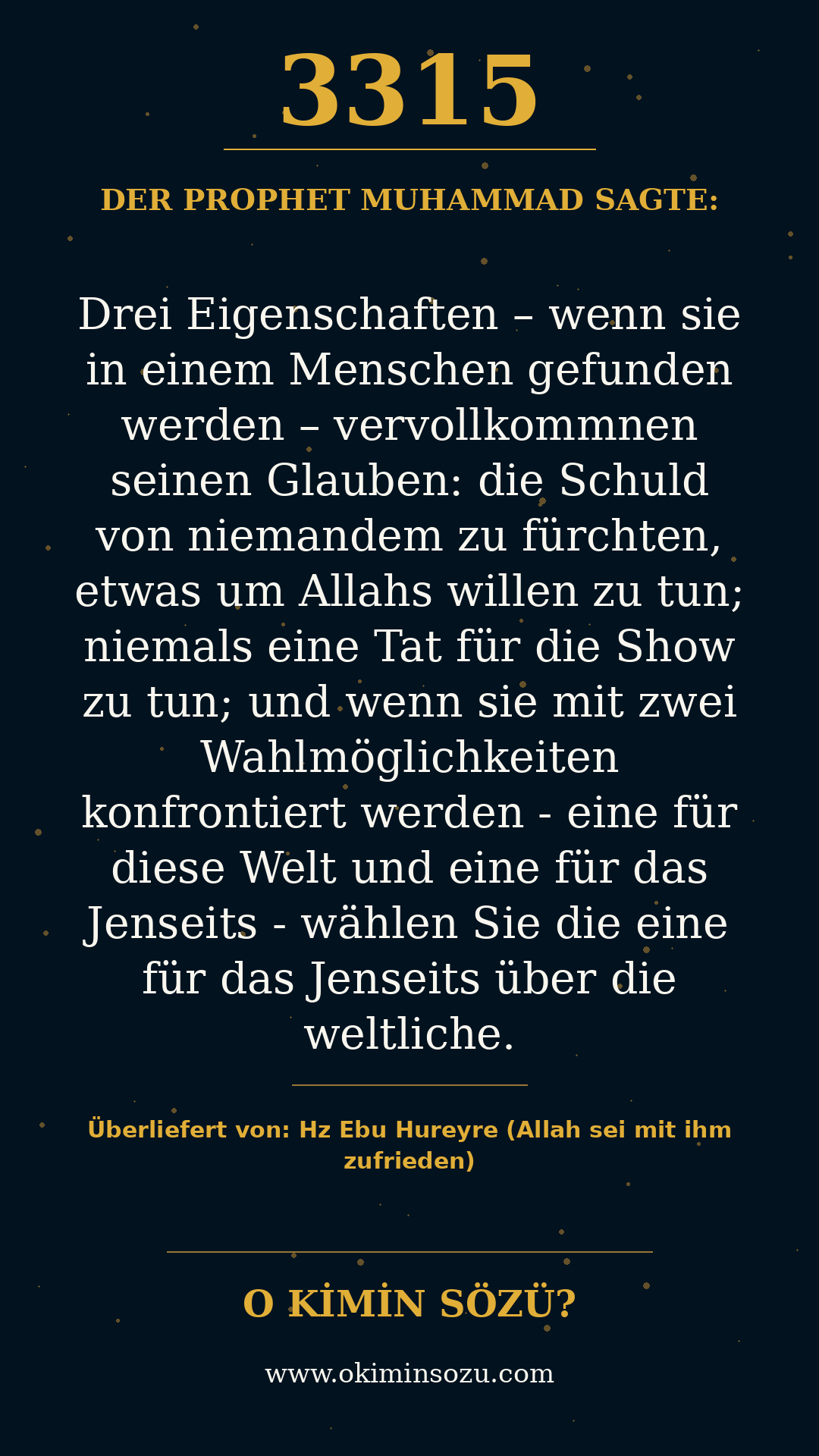 hadith 3315