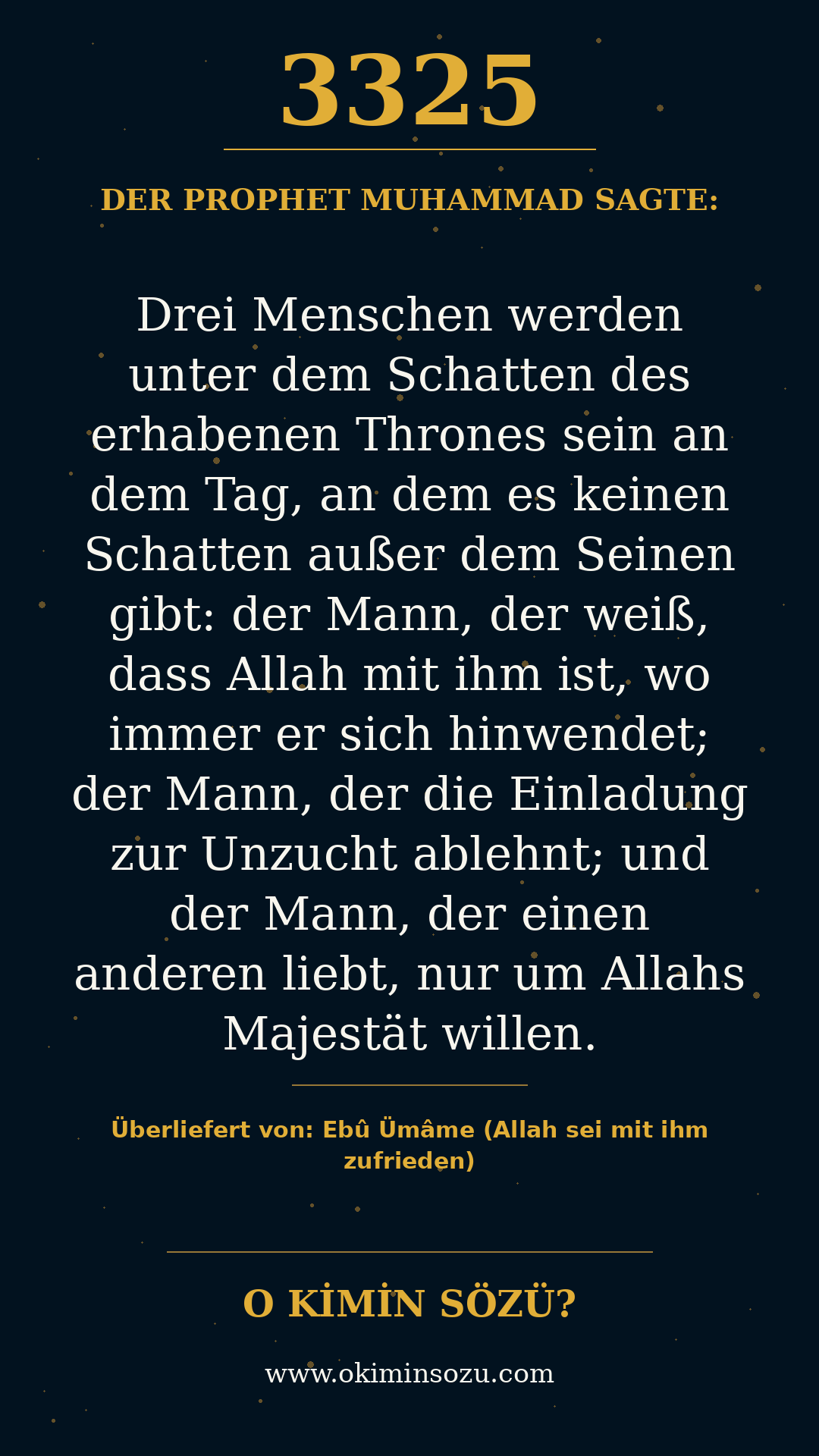 hadith 3325