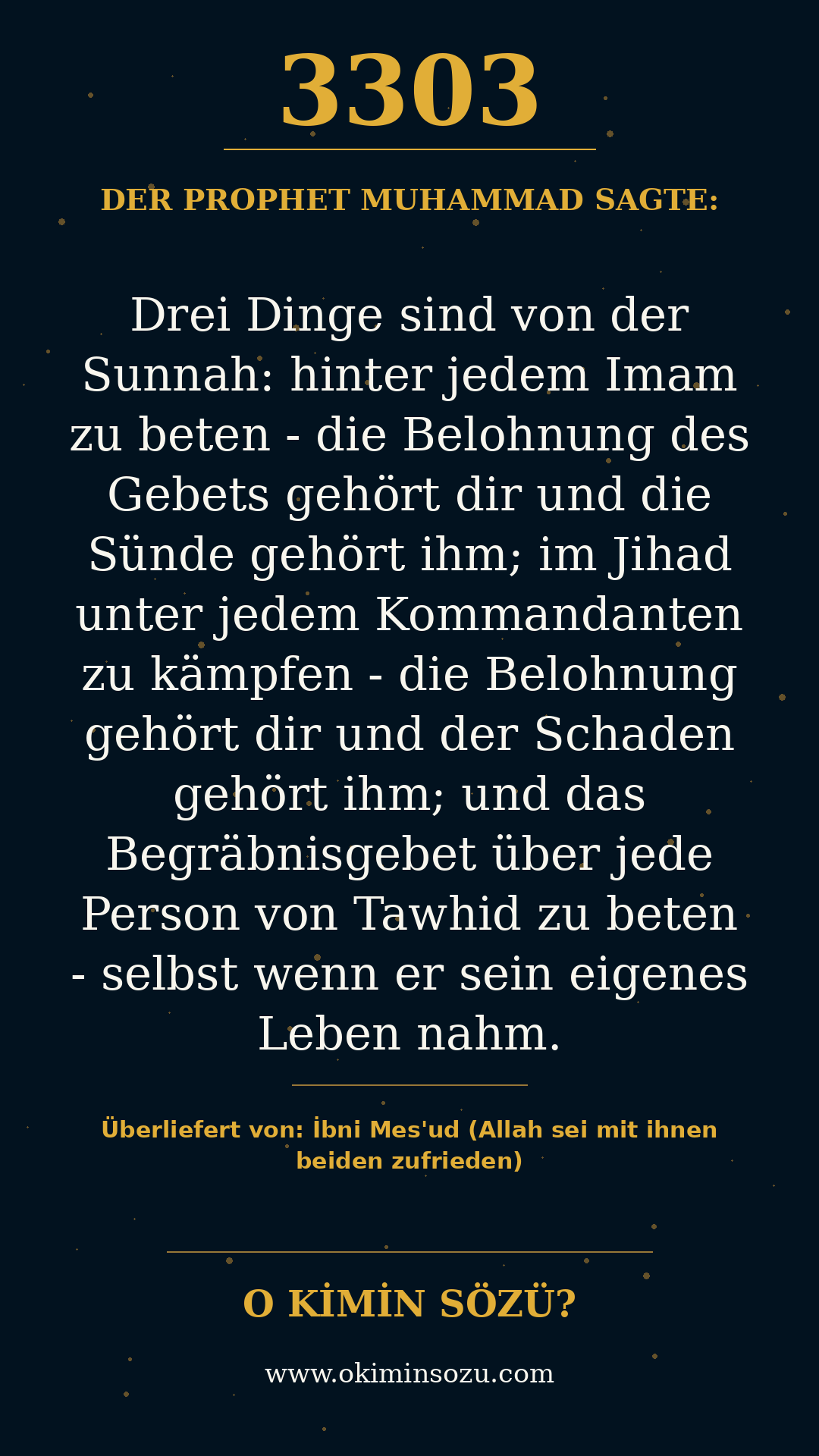 hadith 3303