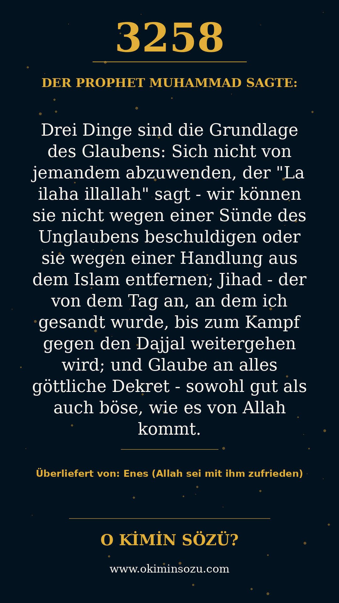 hadith 3258