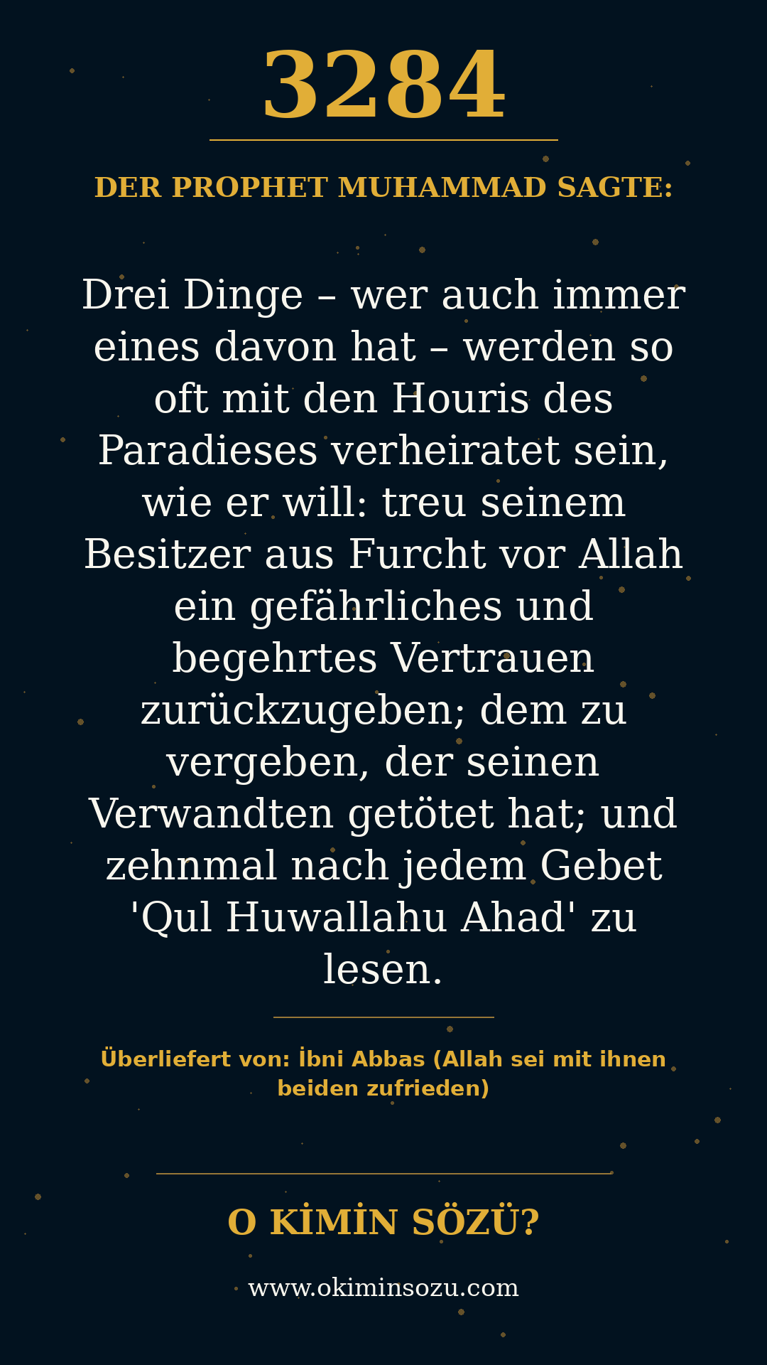 hadith 3284