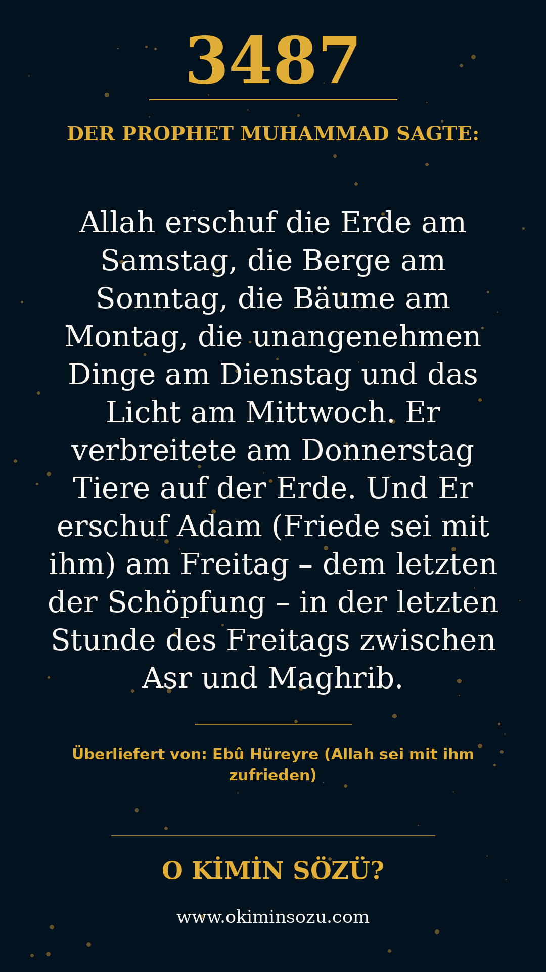 hadith 3487