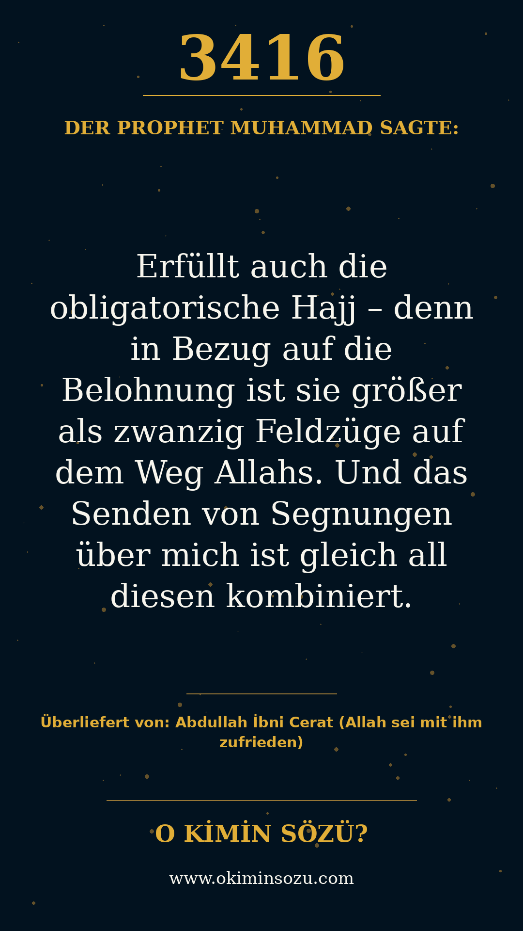 hadith 3416