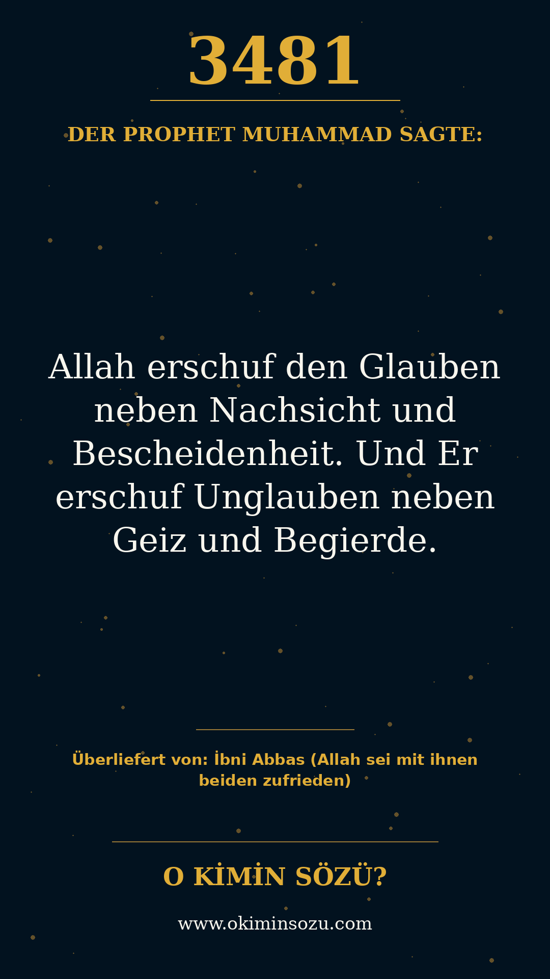 hadith 3481