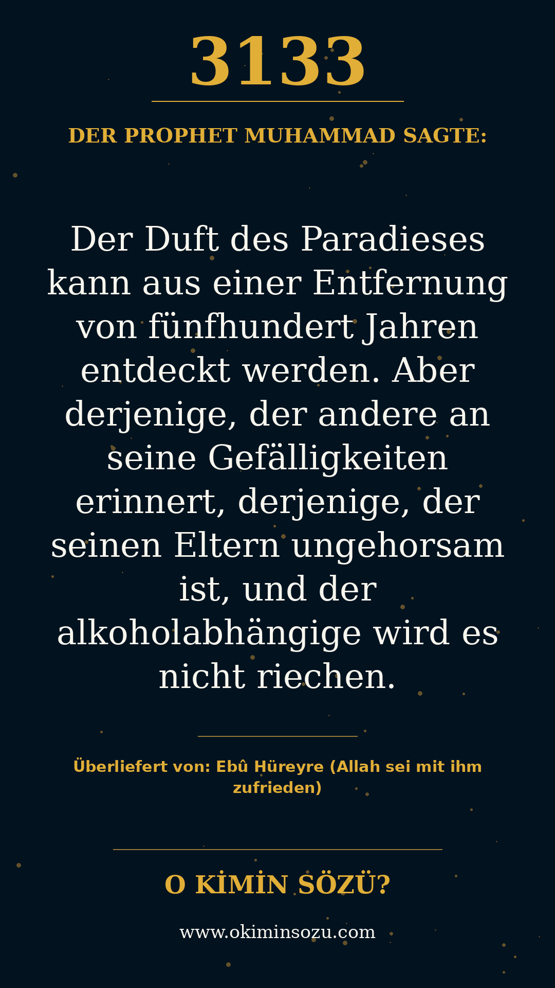 hadith 3133