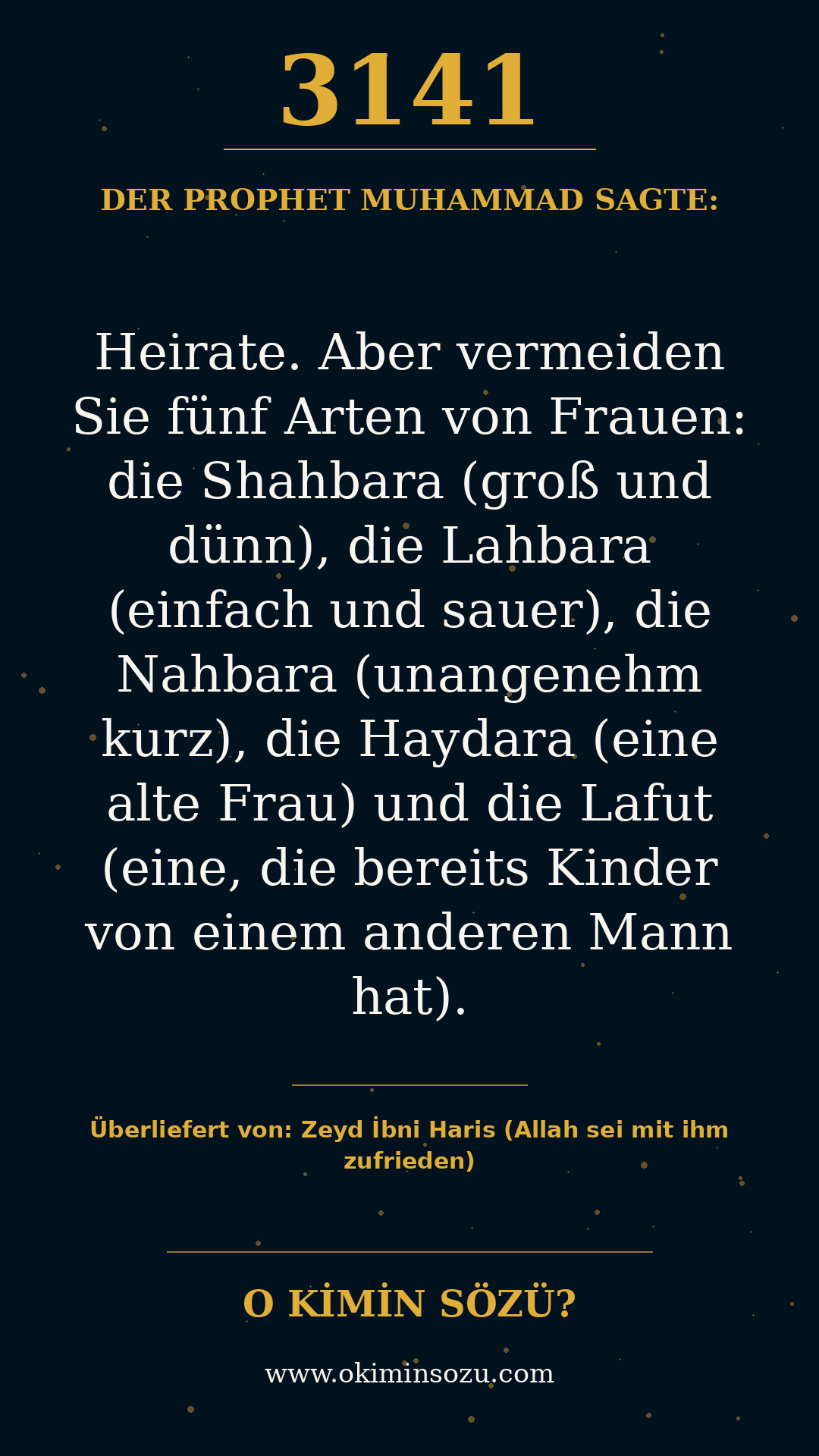 hadith 3141