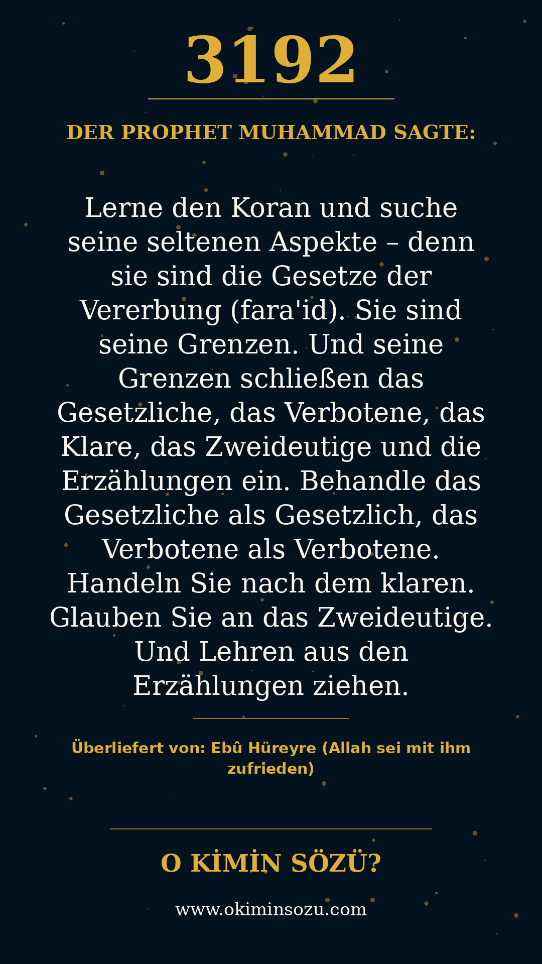 hadith 3192