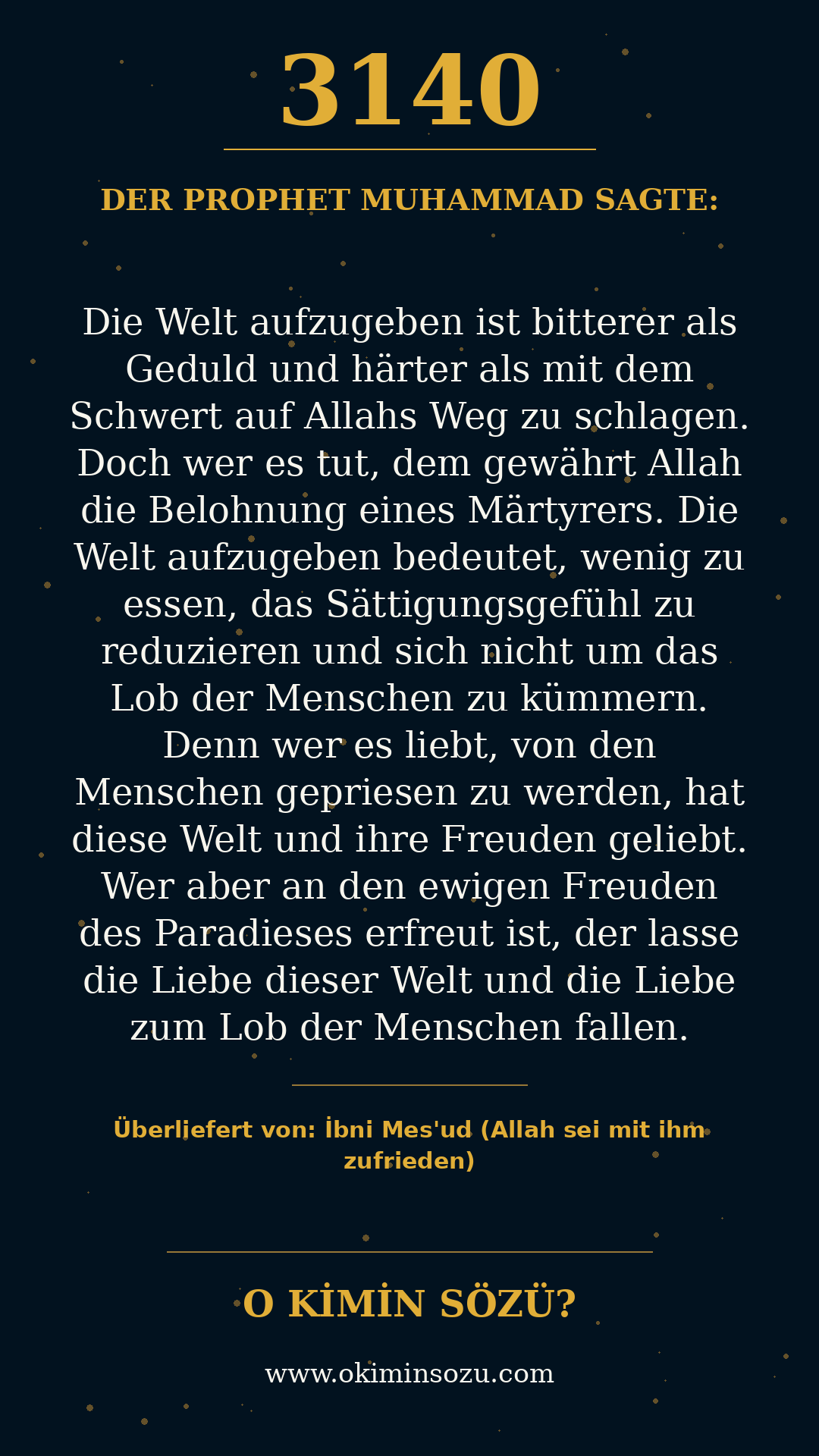 hadith 3140