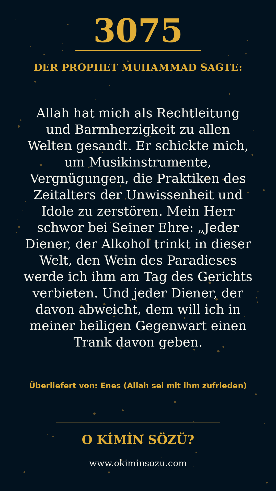 hadith 3075