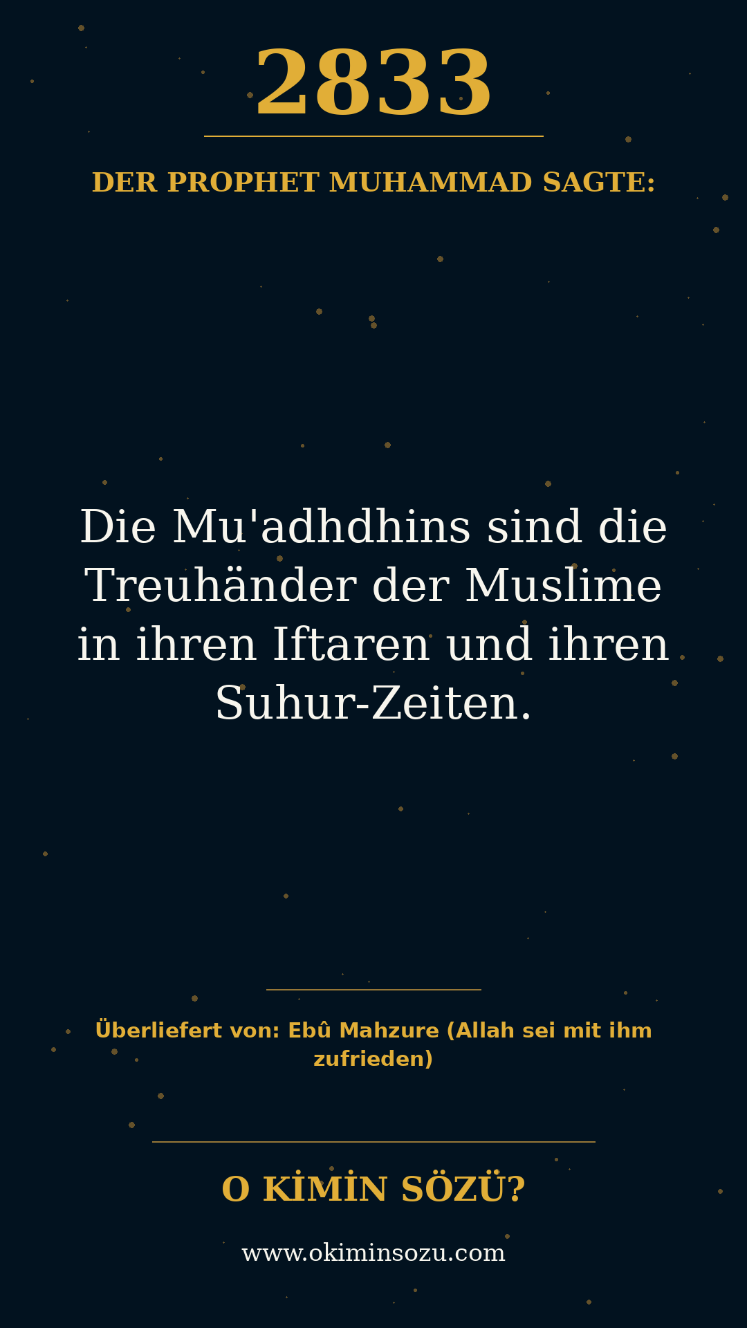 hadith 2833