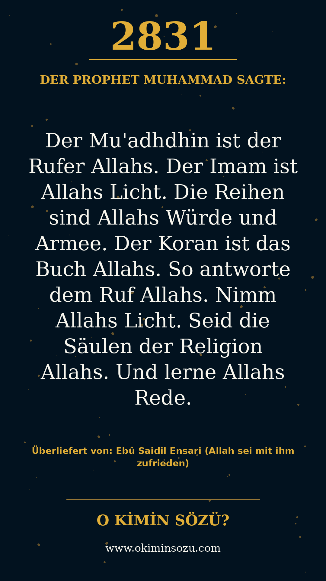 hadith 2831