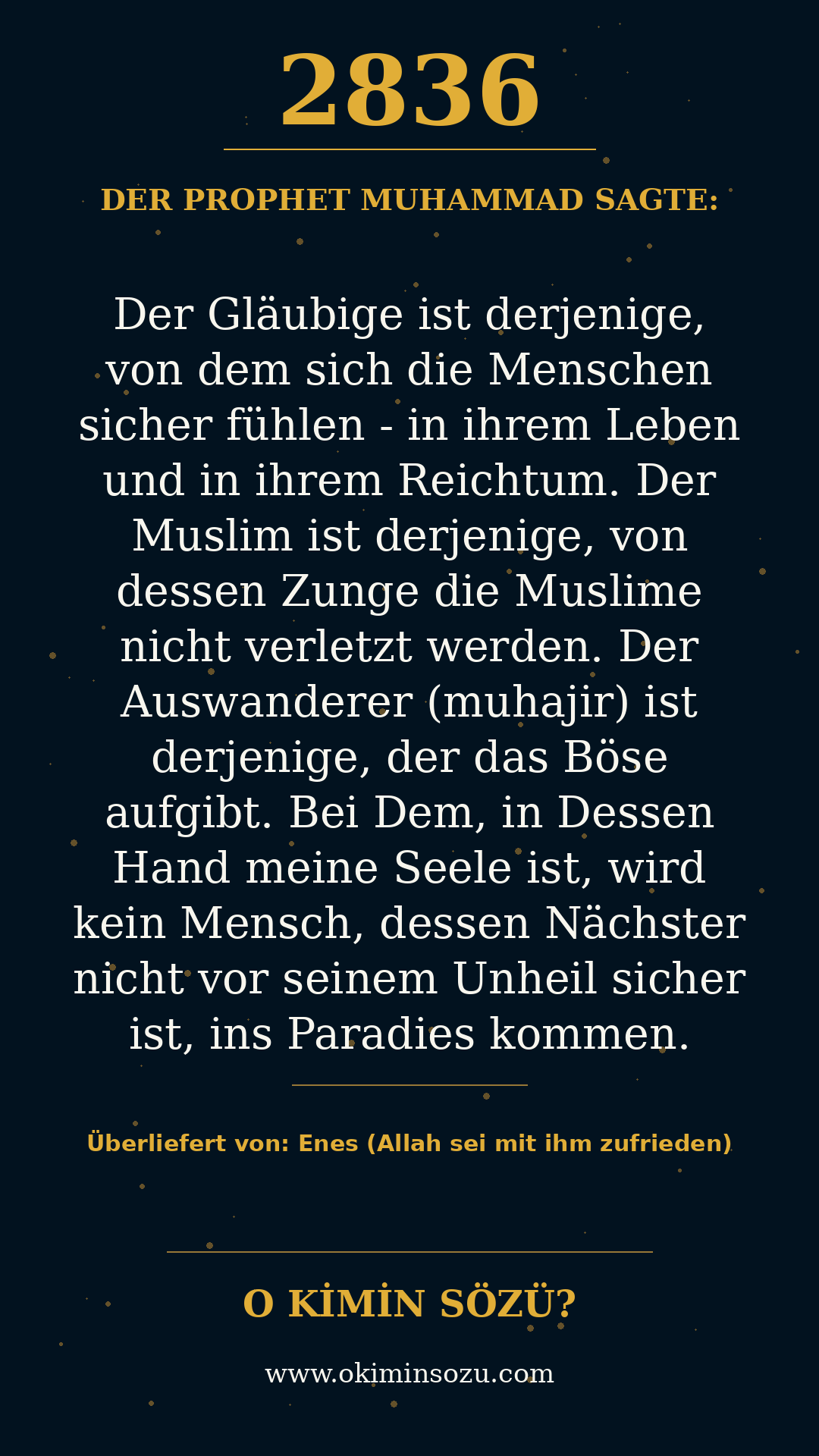 hadith 2836