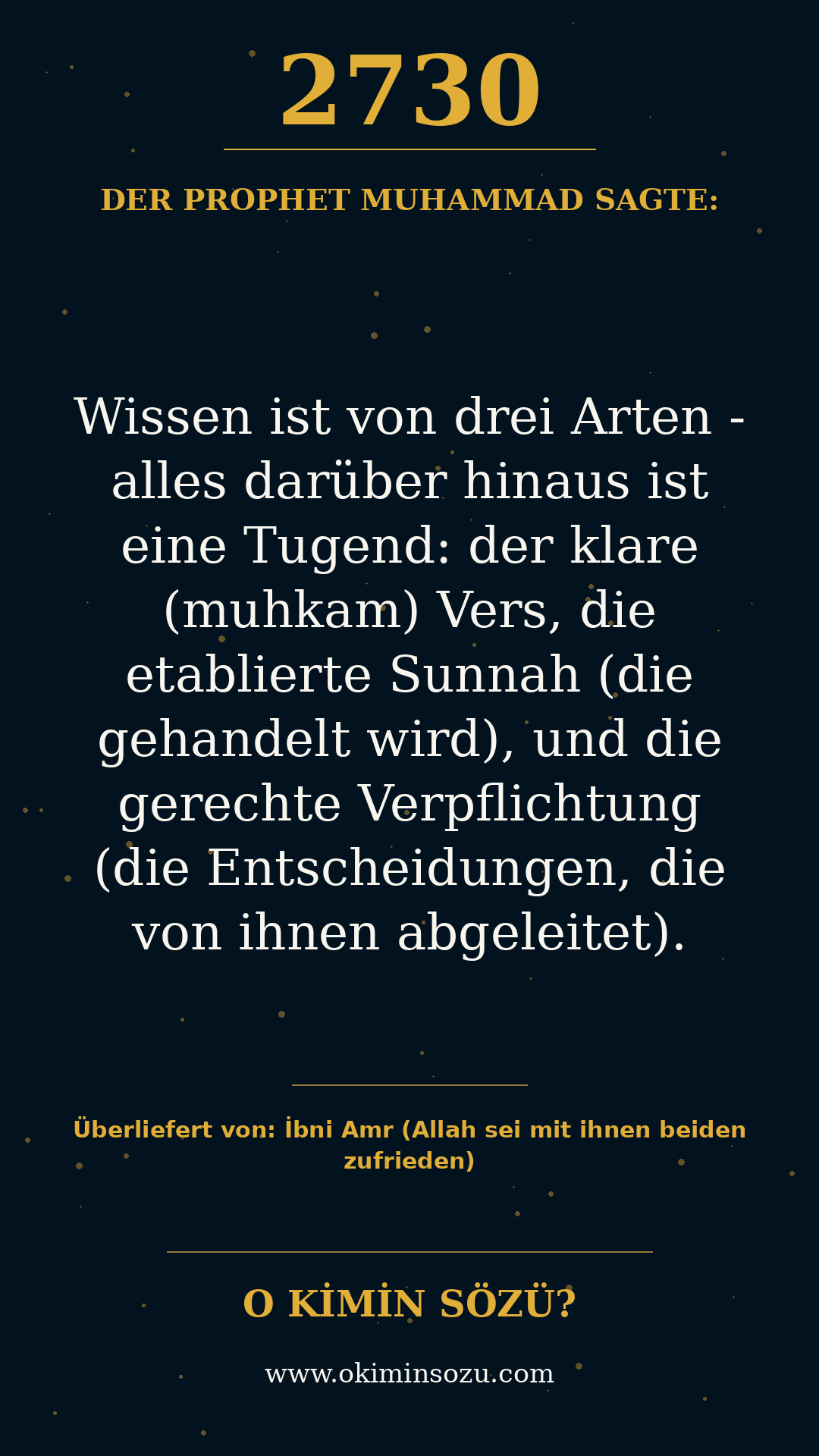 hadith 2730