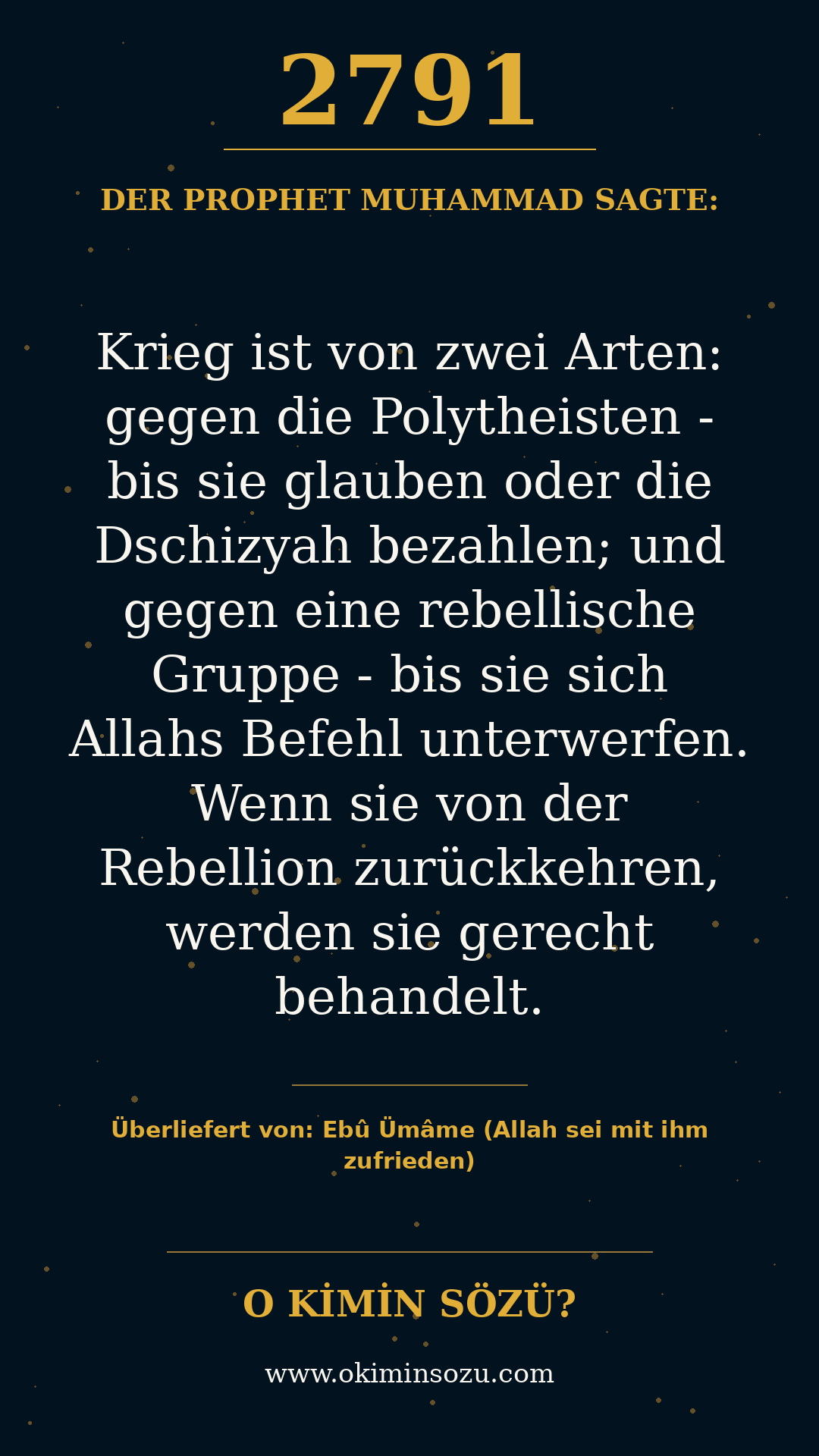 hadith 2791