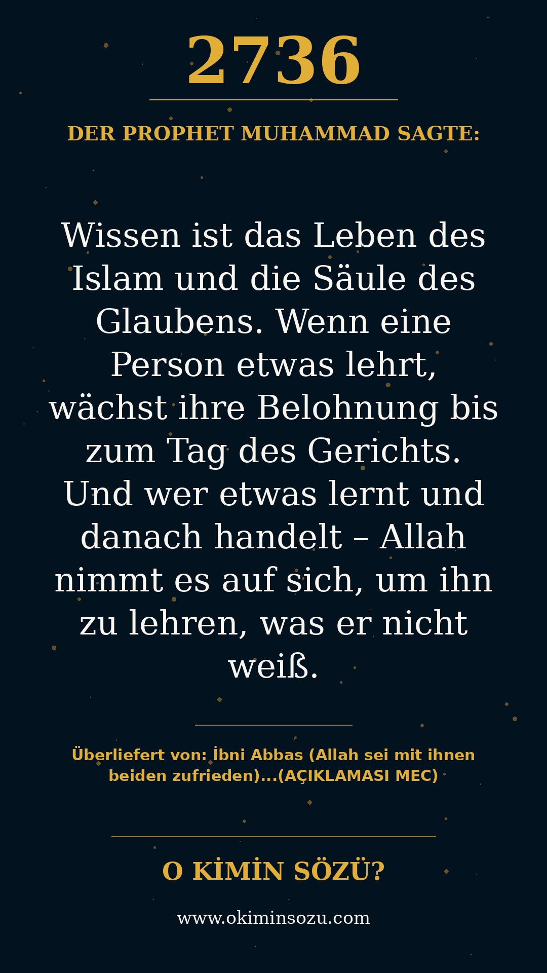 hadith 2736