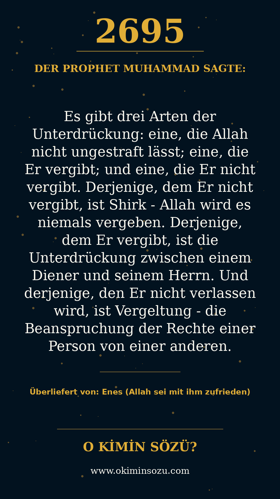 hadith 2695